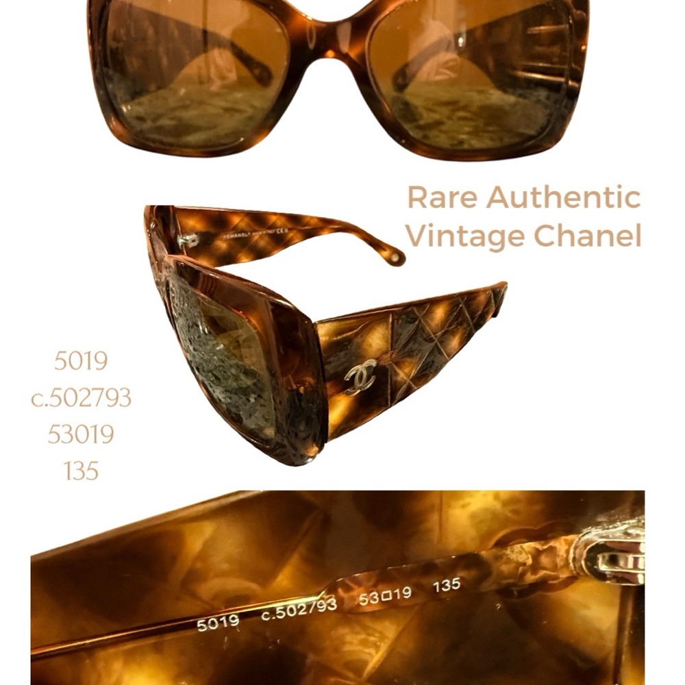 CHANEL Tortoise Shell Sunglasses